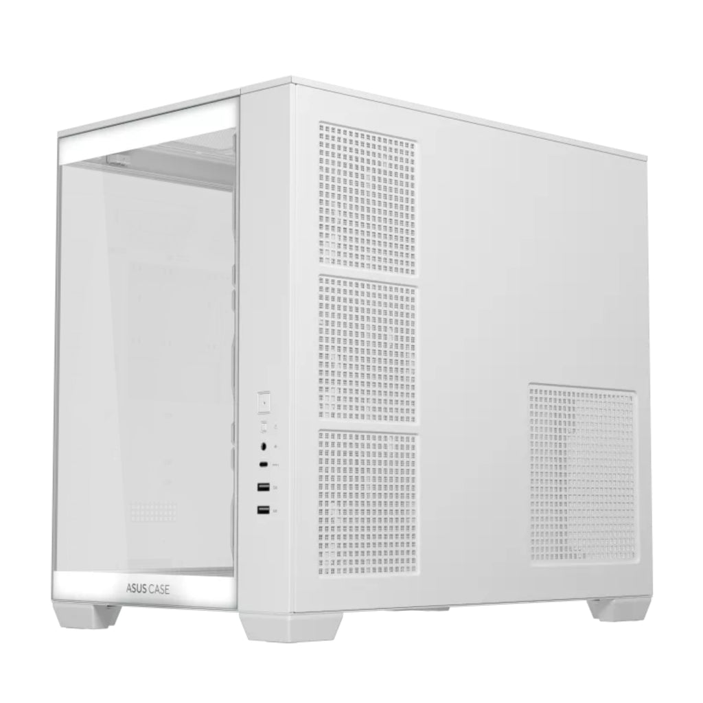 Asus A32 PLUS Tempered Glass ARGB ATX Computer Case - White(A32 PLUS TG ARGB WHITE) - 6
