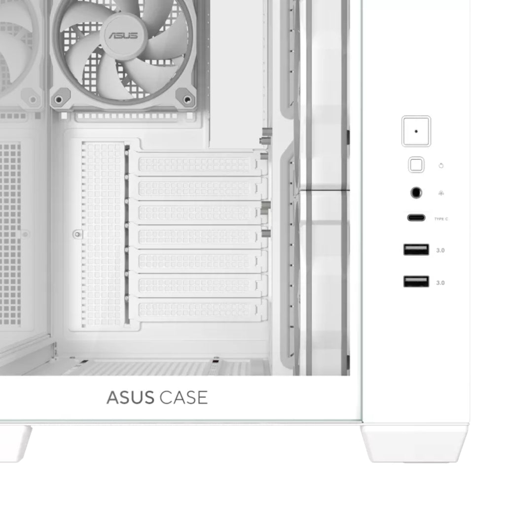 Asus A32 PLUS Tempered Glass ARGB ATX Computer Case - White(A32 PLUS TG ARGB WHITE) - 14
