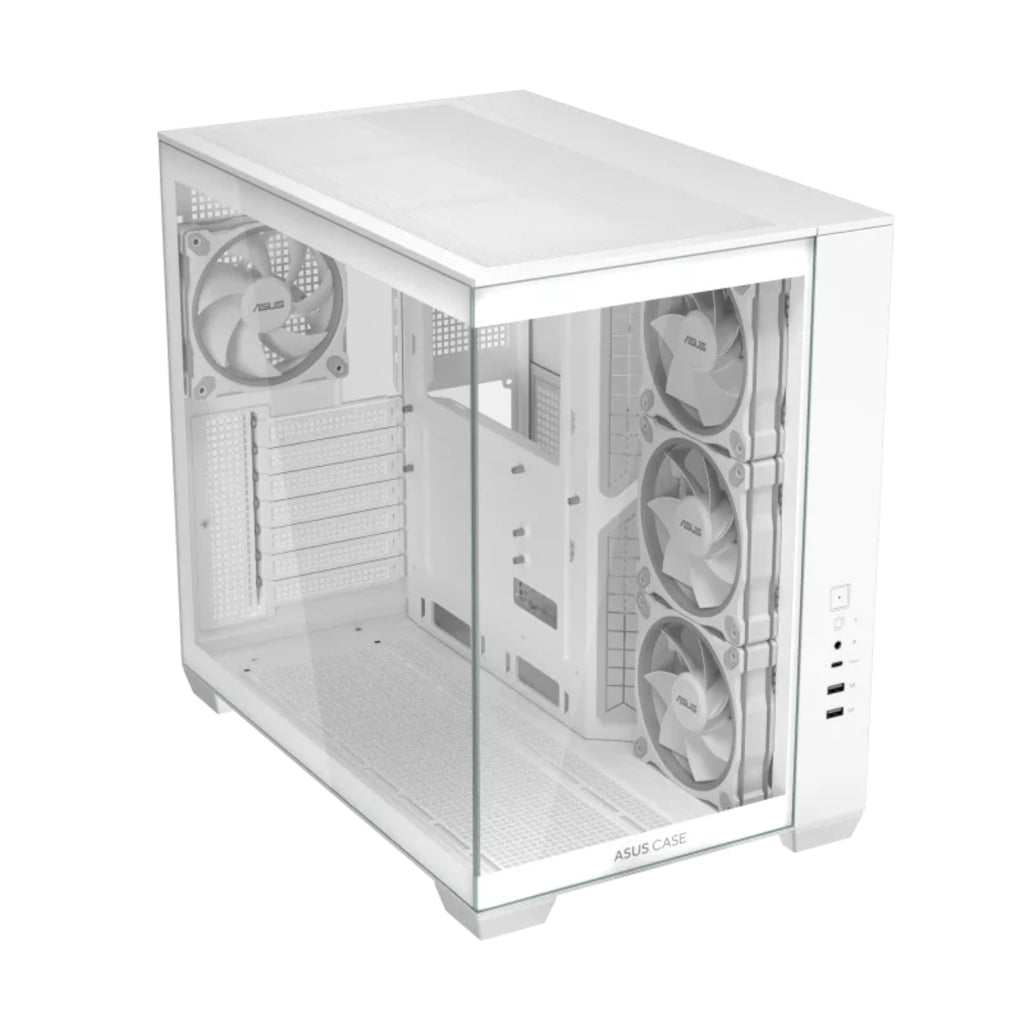 Asus A32 PLUS Tempered Glass ARGB ATX Computer Case - White(A32 PLUS TG ARGB WHITE) - 8