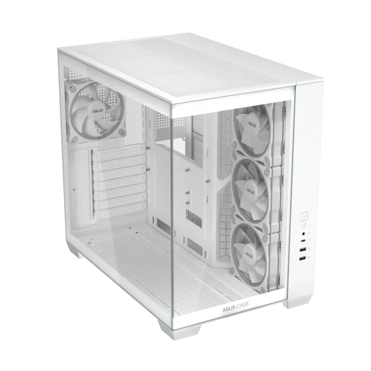 Asus A32 PLUS Tempered Glass ARGB ATX Computer Case - White(A32 PLUS TG ARGB WHITE) - 8
