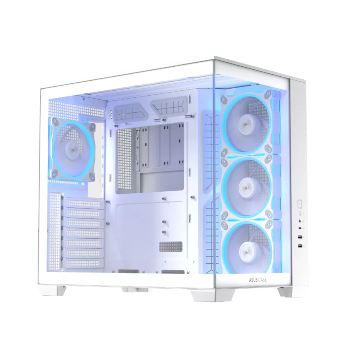 Asus A32 PLUS Tempered Glass ARGB ATX Computer Case - White(A32 PLUS TG ARGB WHITE) - 2