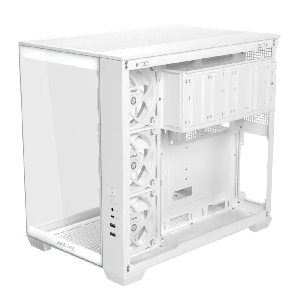 Asus A32 PLUS Tempered Glass ARGB ATX Computer Case - White(A32 PLUS TG ARGB WHITE) - 10