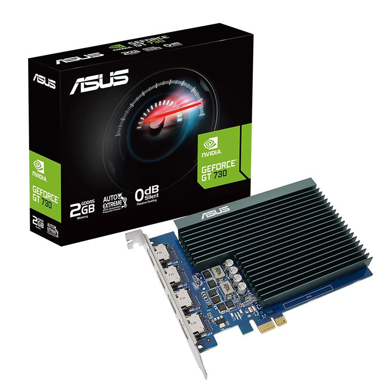 ASUS GeForce GT 730 4H 2GB GDDR5 Video Card - 4x HDMI Ports(GT730-4H-SL-2GD5) - 1