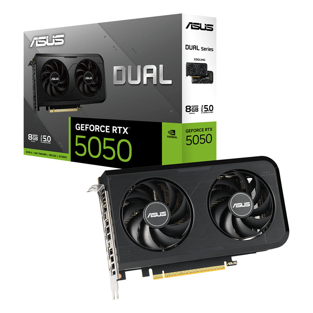 ASUS GeForce RTX 5050 Dual 8GB GDDR6 Video Card(DUAL-RTX5050-8G) - 1