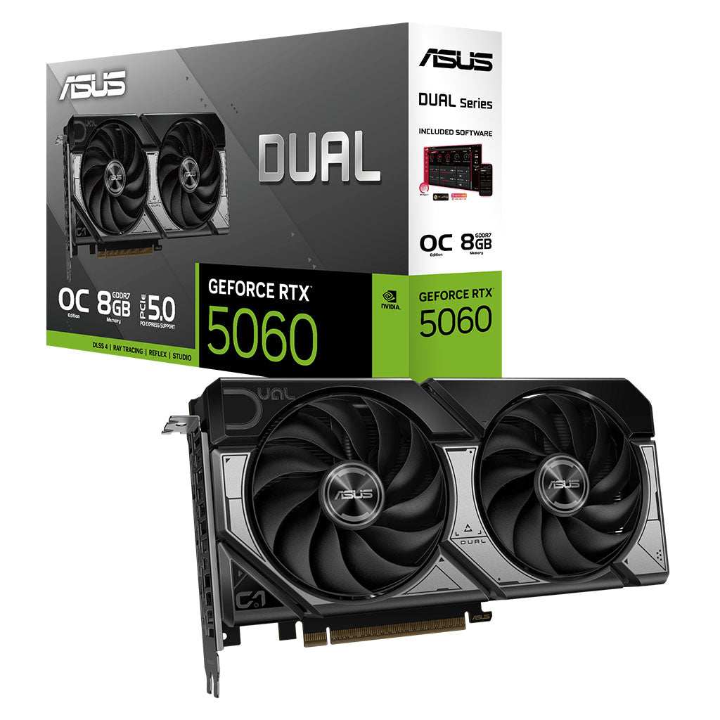 Open Box - ASUS GeForce RTX 5060 Dual 8GB GDDR7 OC Edition Video Card(DUAL-RTX5060-O8G-OP) - 1