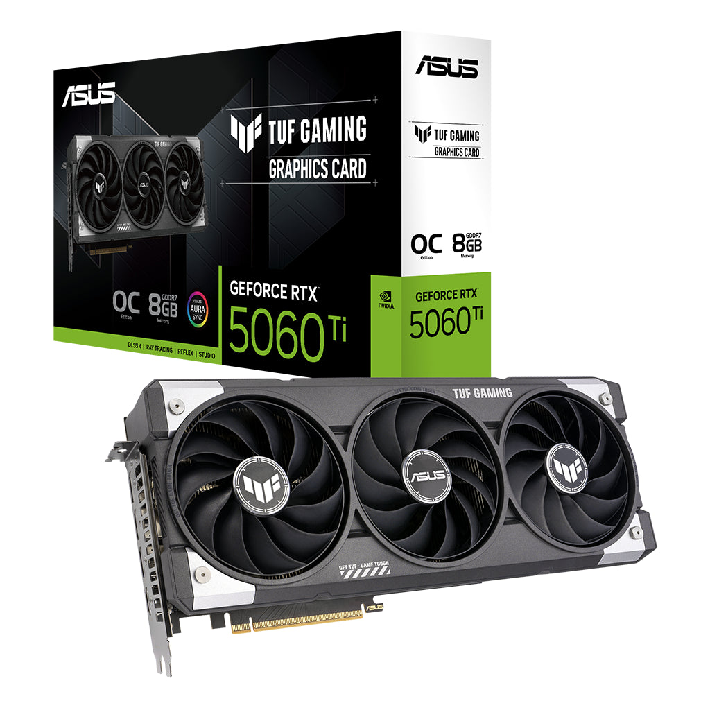 ASUS GeForce RTX 5060 Ti TUF Gaming OC 8GB GDDR7 Video Card(TUF-RTX5060TI-O8G-GAMING) - 1