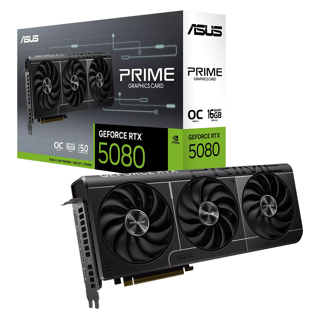 ASUS GeForce RTX 5080 PRIME 16GB GDDR7 OC Edition Video Card(PRIME-RTX5080-O16G) - 1