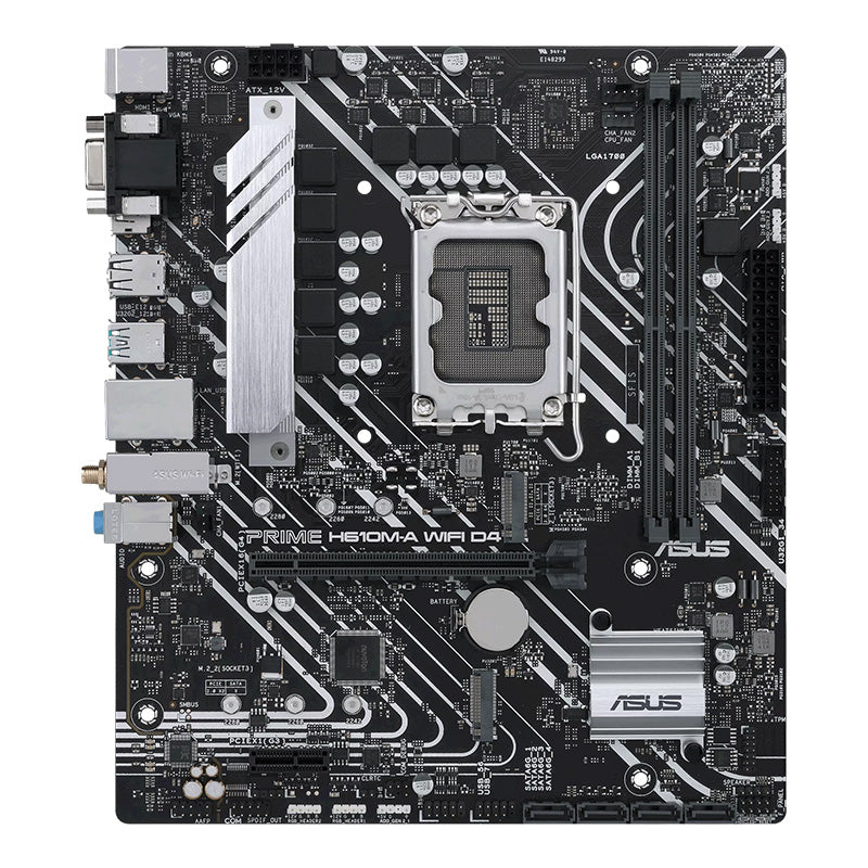 ASUS PRIME H610M-A WIFI D4 LGA 1700 Micro-ATX Motherboard(PRIME H610M-A WIFI D4) - 4