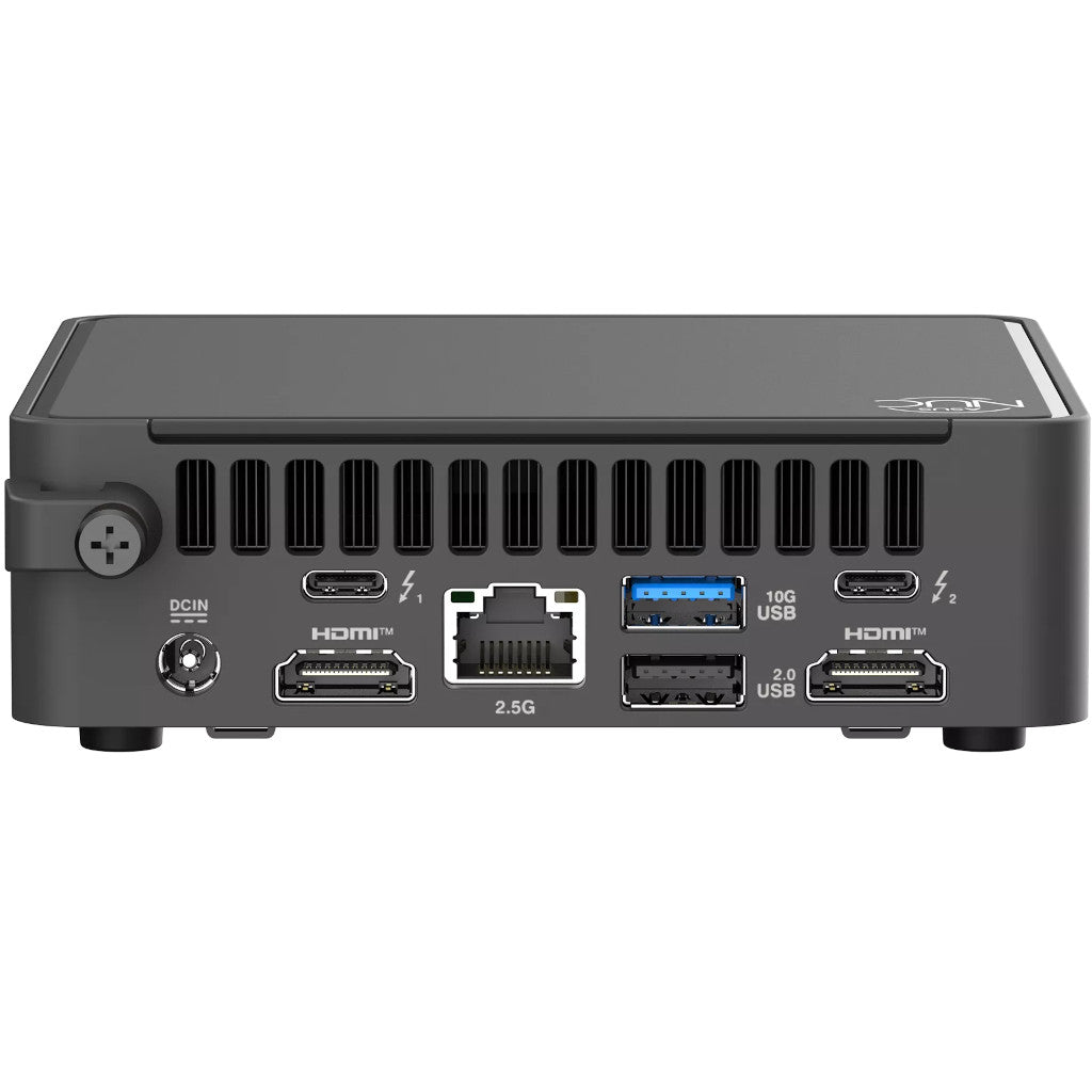 ASUS NUC 15 Pro Mini PC SLIM Barebone Kit - Intel Core 7-240H Processor - 3YR Warranty(RNUC15CRKC700004) - 3