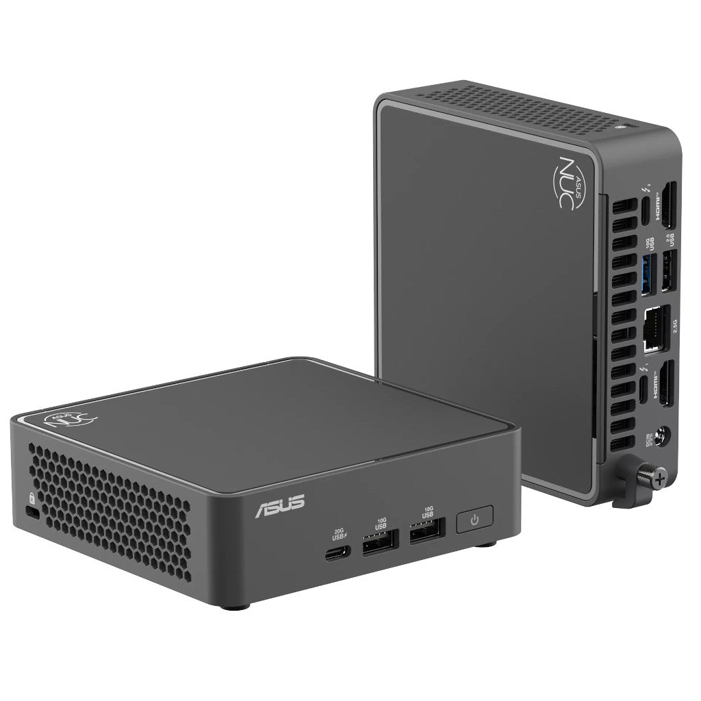 ASUS NUC 15 Pro Mini PC SLIM Barebone Kit - Intel Core 7-240H Processor - 3YR Warranty(RNUC15CRKC700004) - 1