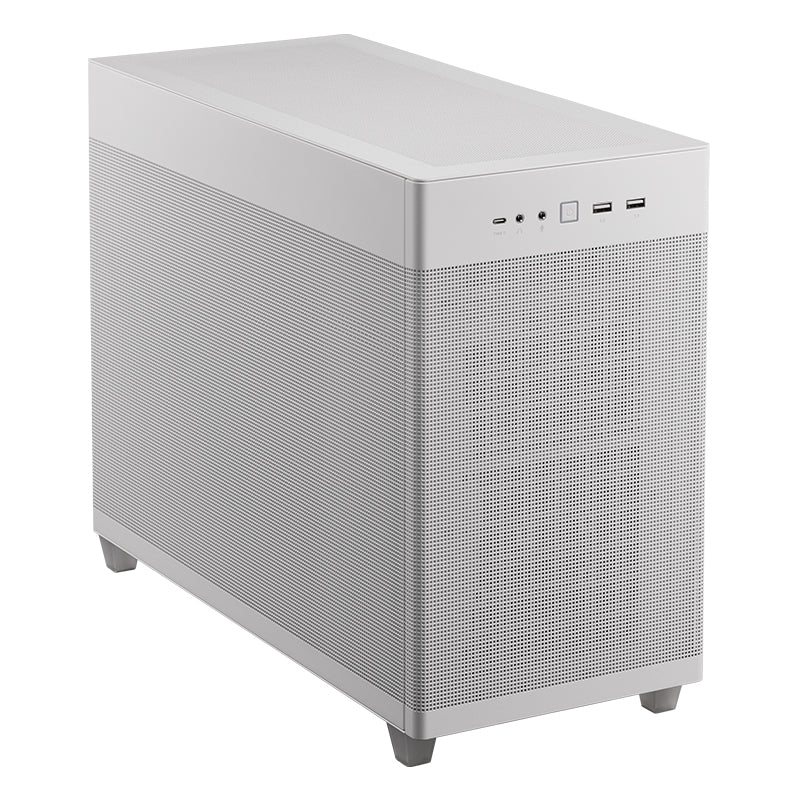 ASUS Prime AP201 Mesh Small Tower Micro-ATX Case - White(AP201 ASUS PRIME CASE MESH WHITE EDITION) - 1