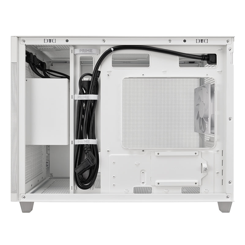 ASUS Prime AP201 Mesh Small Tower Micro-ATX Case - White(AP201 ASUS PRIME CASE MESH WHITE EDITION) - 7