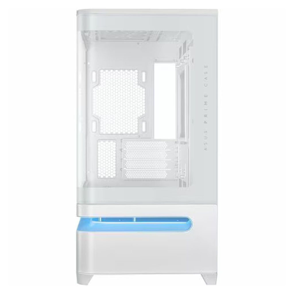 ASUS Prime AP202 Curved Tempered Glass Micro-ATX Case - White(PRIME AP202 TG WHITE) - 2