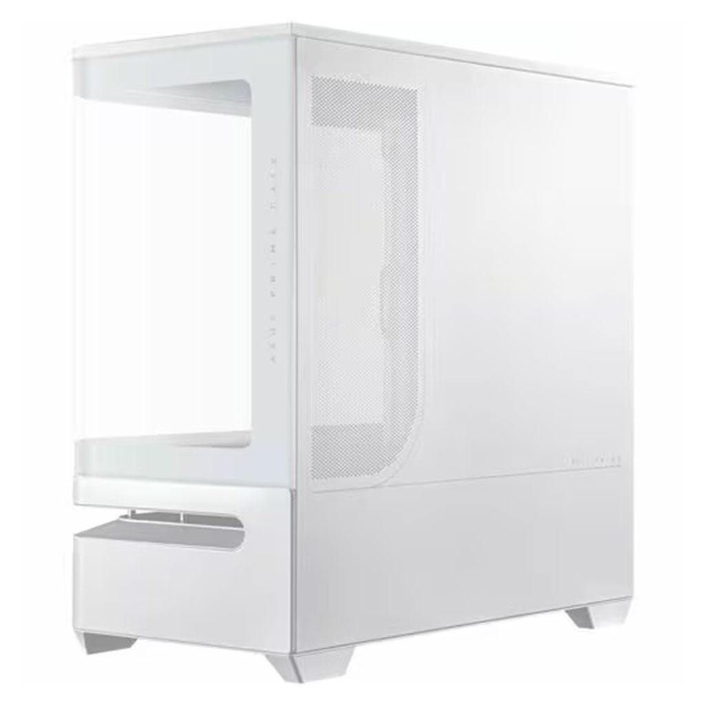 ASUS Prime AP202 Curved Tempered Glass Micro-ATX Case - White(PRIME AP202 TG WHITE) - 6