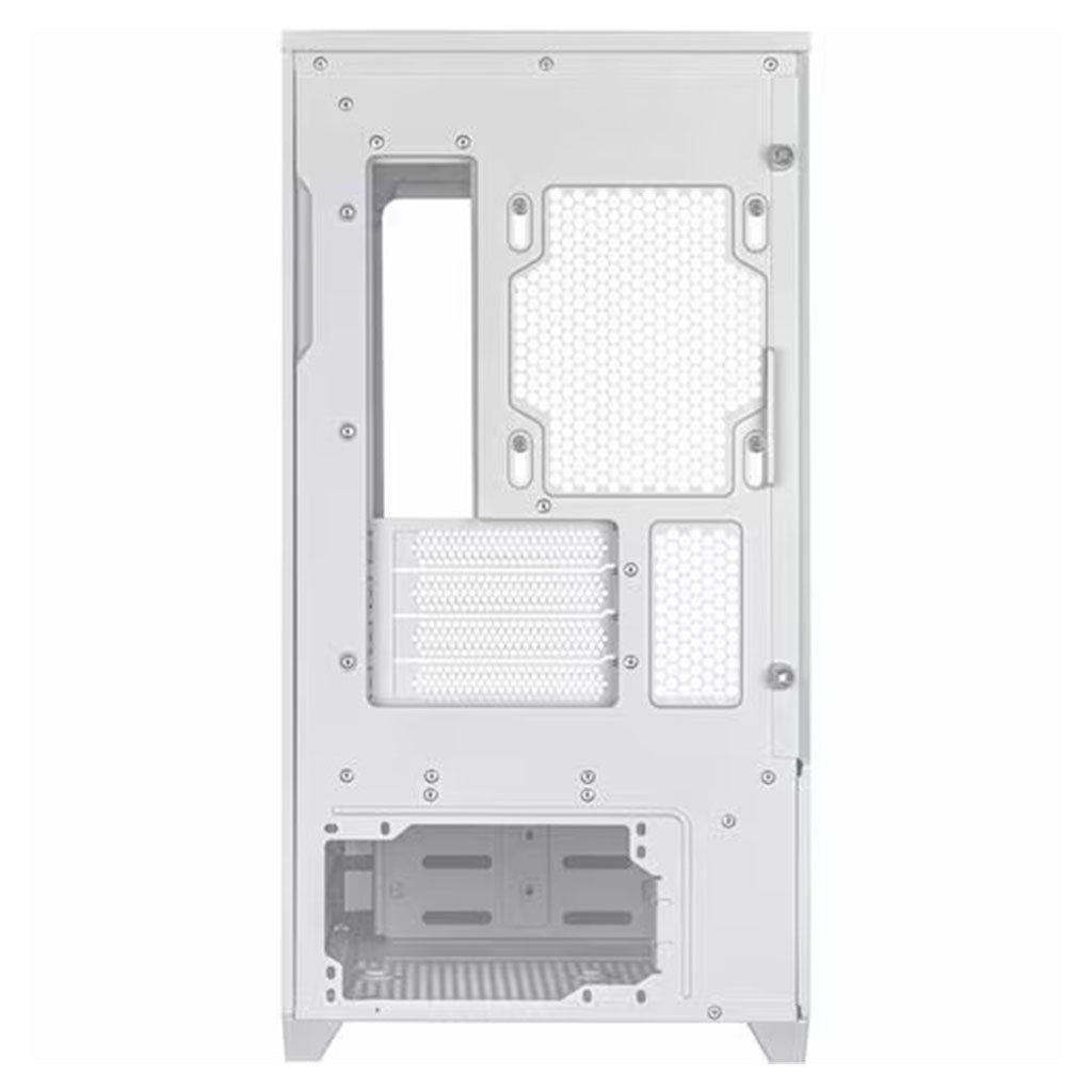 ASUS Prime AP202 Curved Tempered Glass Micro-ATX Case - White(PRIME AP202 TG WHITE) - 10