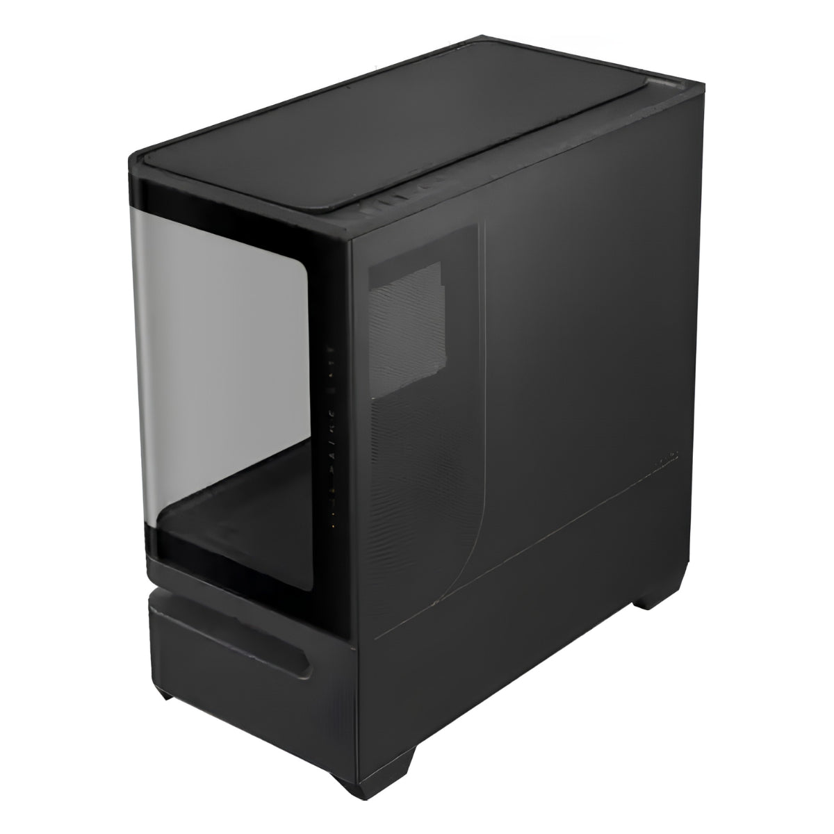 ASUS Prime AP202 Curved Tempered Glass Micro-ATX Case - Black(PRIME AP202 TG BLACK) - 2