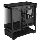ASUS Prime AP202 Curved Tempered Glass Micro-ATX Case - Black(PRIME AP202 TG BLACK) - 4