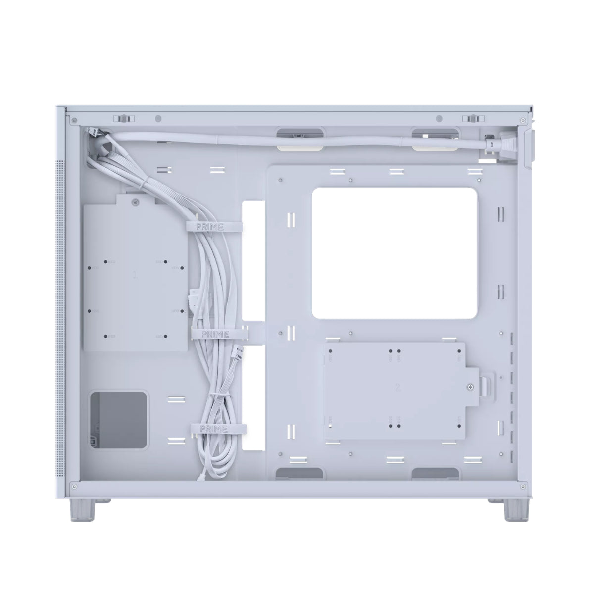 ASUS Prime AP303 Tempered Glass Mid-Tower ATX Case - White(PRIME AP303 TG WHITE) - 8