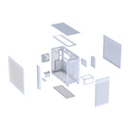 ASUS Prime AP303 Tempered Glass Mid-Tower ATX Case - White(PRIME AP303 TG WHITE) - 14