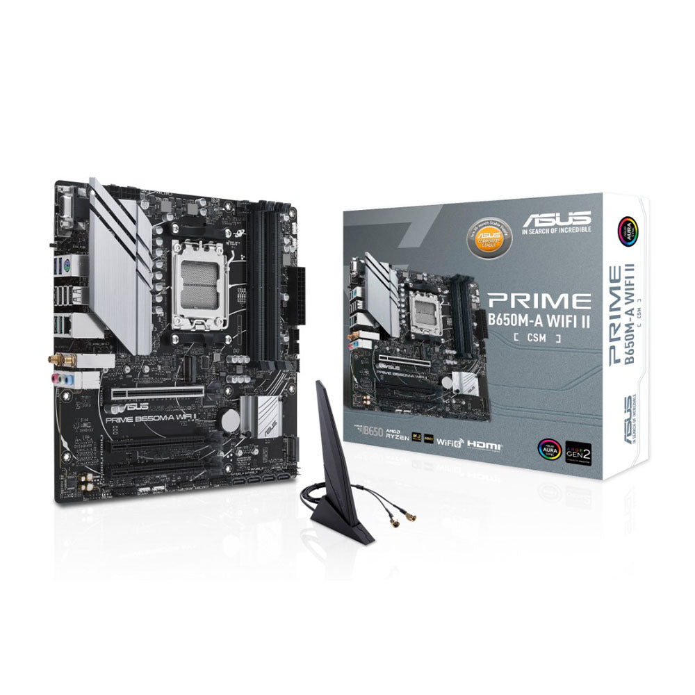 ASUS PRIME B650M-A WIFI II CSM AM5 mATX Motherboard(PRIME B650M-A WIFI II-CSM) - 1