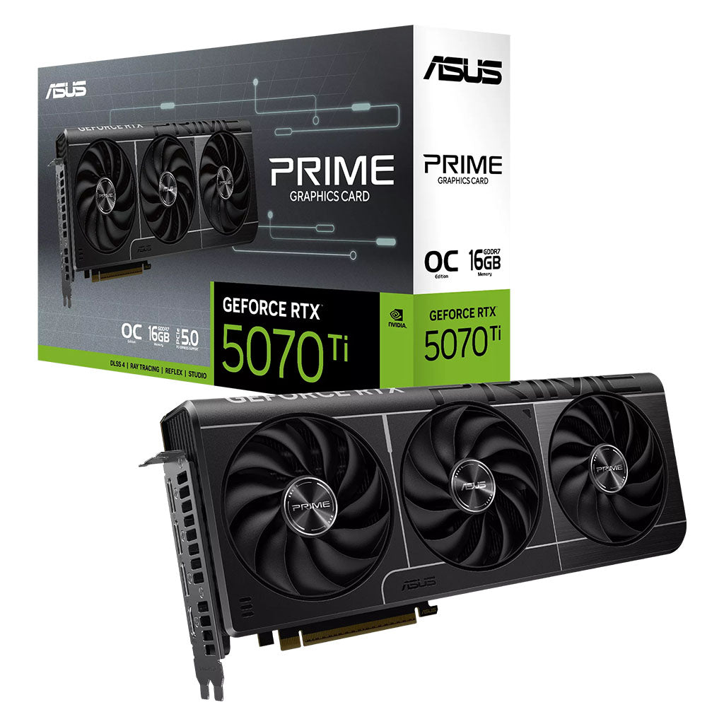 ASUS PRIME GeForce RTX 5070 Ti 16GB GDDR7 OC Edition Video Card(PRIME-RTX5070TI-O16G) - 1