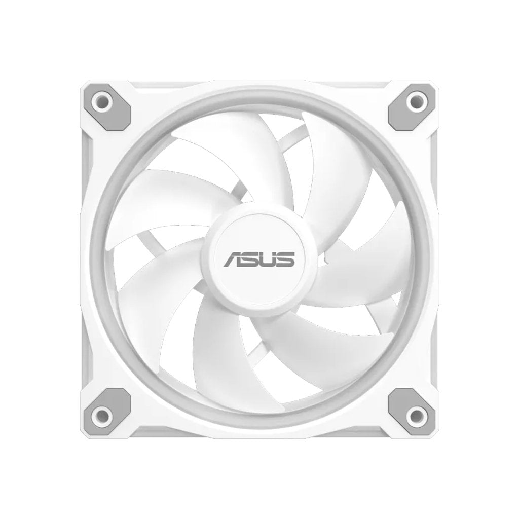 ASUS Prime MR120 ARGB 120mm White Fan - Single Pack(PRIME MR120 FAN ARGB WHITE) - 1