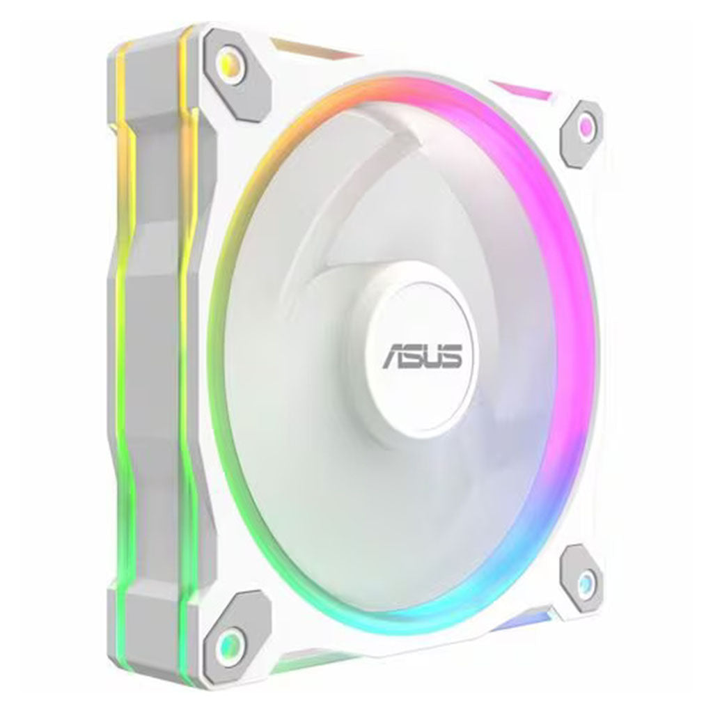 ASUS Prime MR120 ARGB Reverse 120mm White Fan - Single Pack(PRIME MR120 FAN ARGB REVERSE WHITE) - 4
