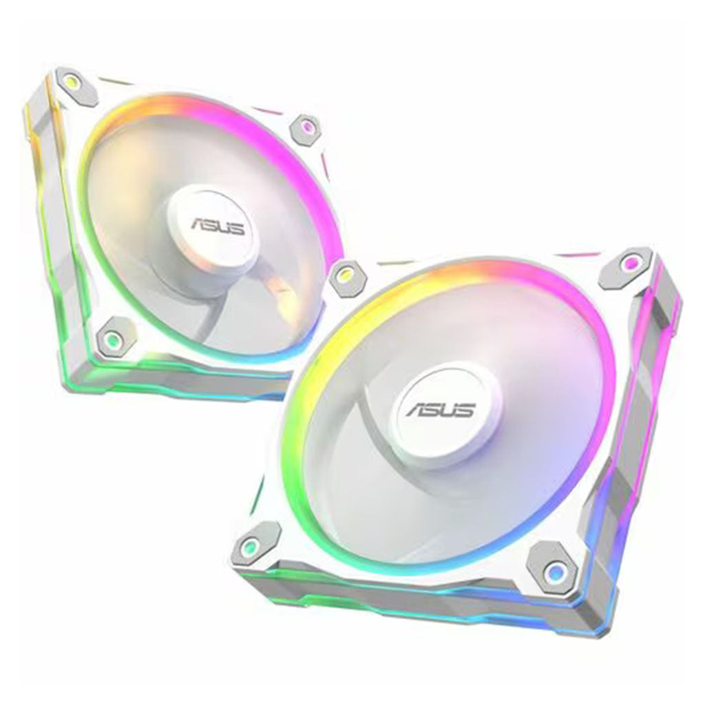 ASUS Prime MR120 ARGB Reverse 120mm White Fan - Single Pack(PRIME MR120 FAN ARGB REVERSE WHITE) - 8