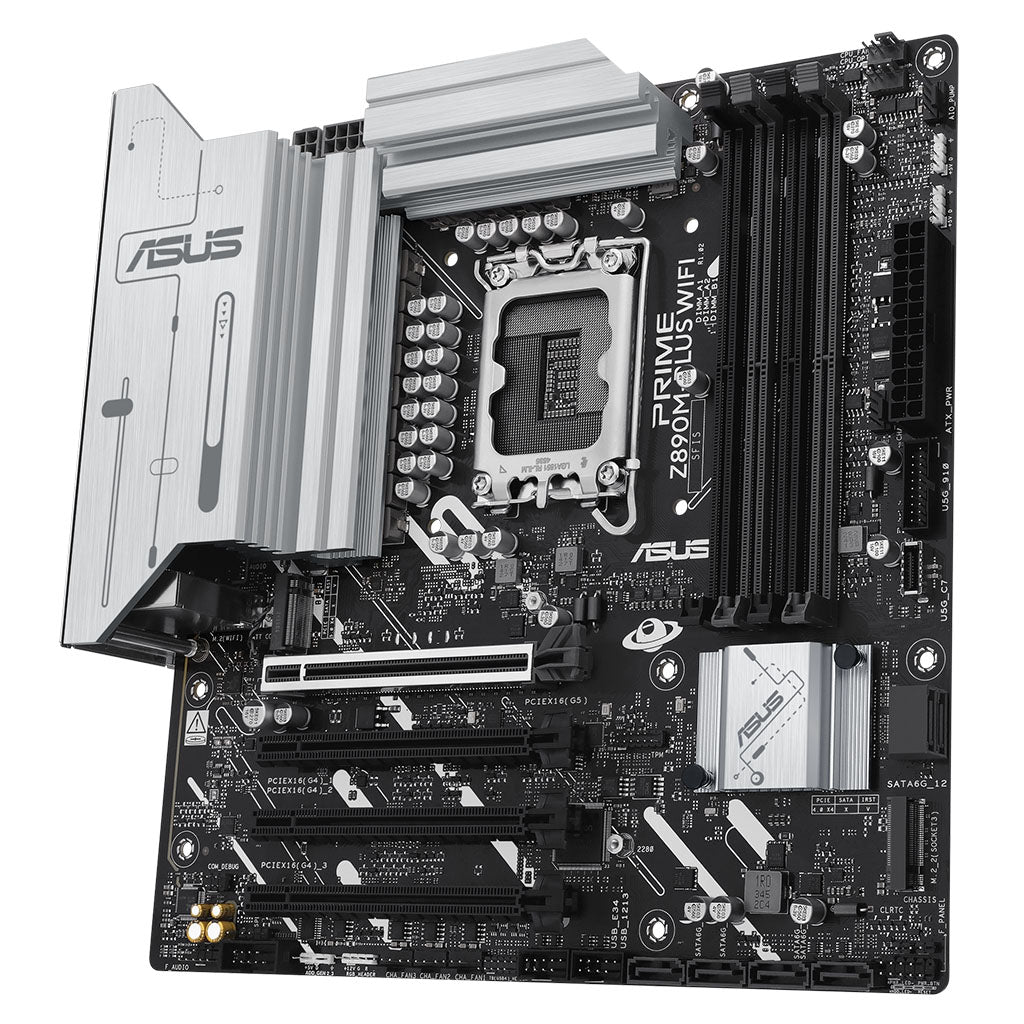 ASUS PRIME Z890M-PLUS WIFI-CSM Intel LGA 1851 Micro-ATX Motherboard(PRIME Z890M-PLUS WIFI-CSM) - 3