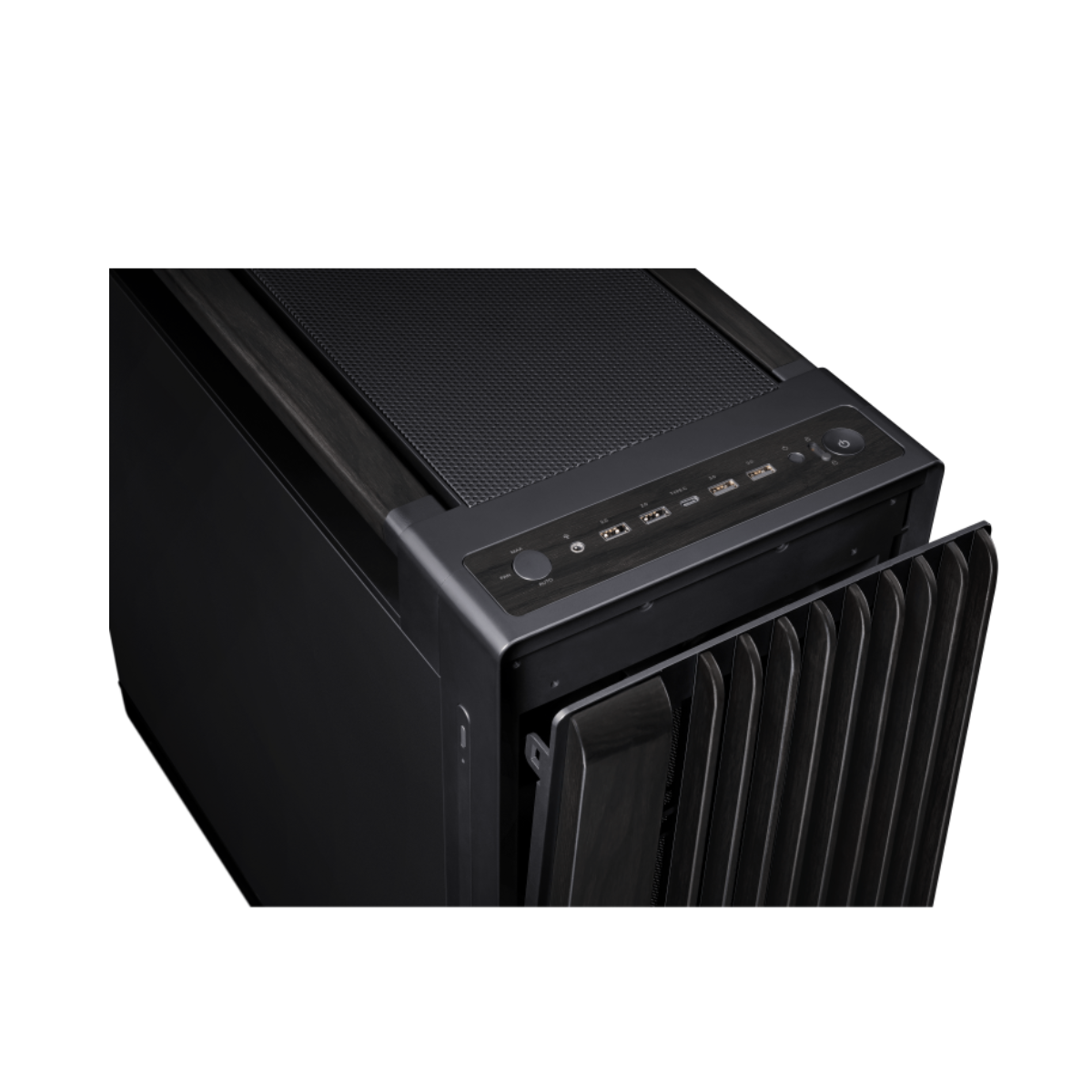 ASUS ProArt PA602 Wood Edition Metal Panel Mid-Tower PWM E-ATX PC Case - Black(PROART PA602 WOOD METAL PWM BLACK) - 8