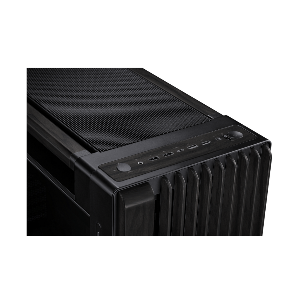 ASUS ProArt PA602 Wood Edition Metal Panel Mid-Tower PWM E-ATX PC Case - Black(PROART PA602 WOOD METAL PWM BLACK) - 13