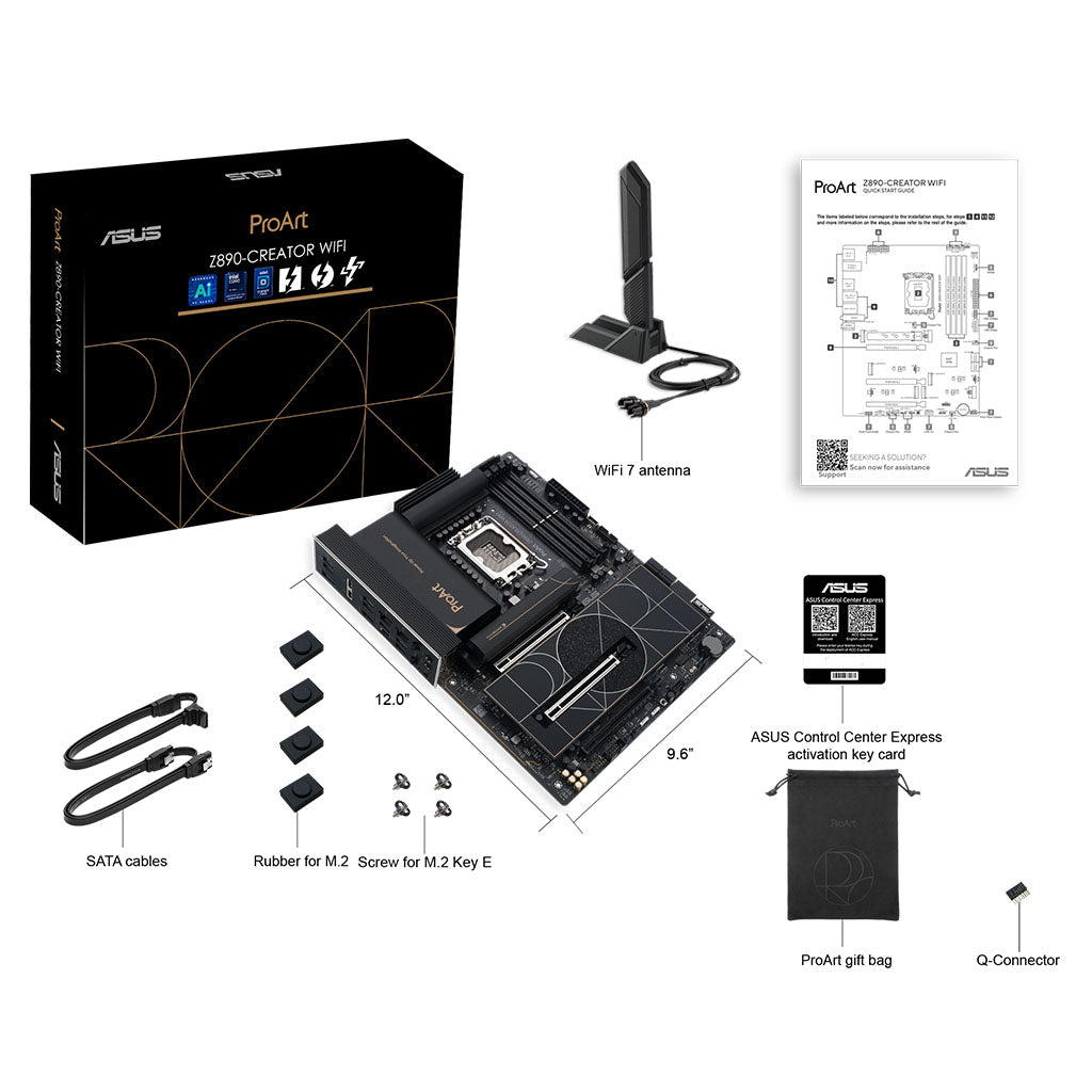 ASUS PROART Z890-CREATOR WIFI Intel LGA 1851 ATX Motherboard(PROART Z890-CREATOR WIFI) - 8