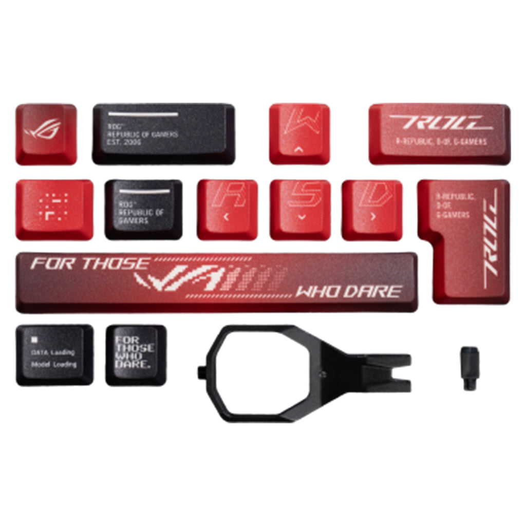 ASUS ROG 13-Key Dye-Sub PBT Keycap Set(ROG Dye-Sub PBT Keycaps) - 1