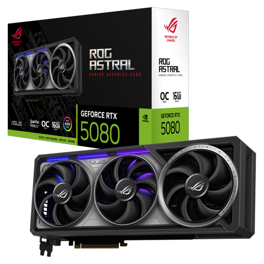 ASUS ROG Astral GeForce RTX 5080 16GB GDDR7 OC Edition Video Card(ROG-ASTRAL-RTX5080-O16G-GAMING) - 1
