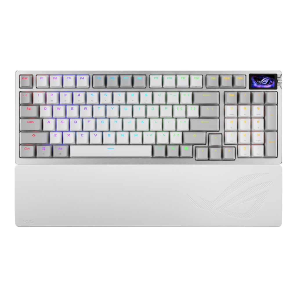 ASUS ROG Azoth 96 HE Lite Wireless Gaming Keyboard - White(ROG AZOTH 96 HE LITE WHITE) - 1