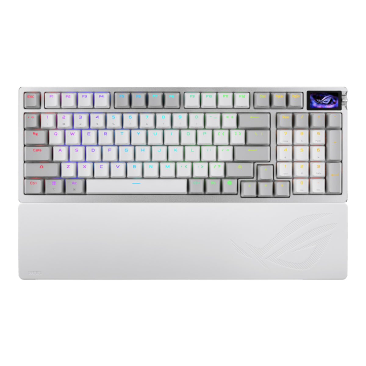 ASUS ROG Azoth 96 HE Lite Wireless Gaming Keyboard - White(ROG AZOTH 96 HE LITE WHITE) - 1