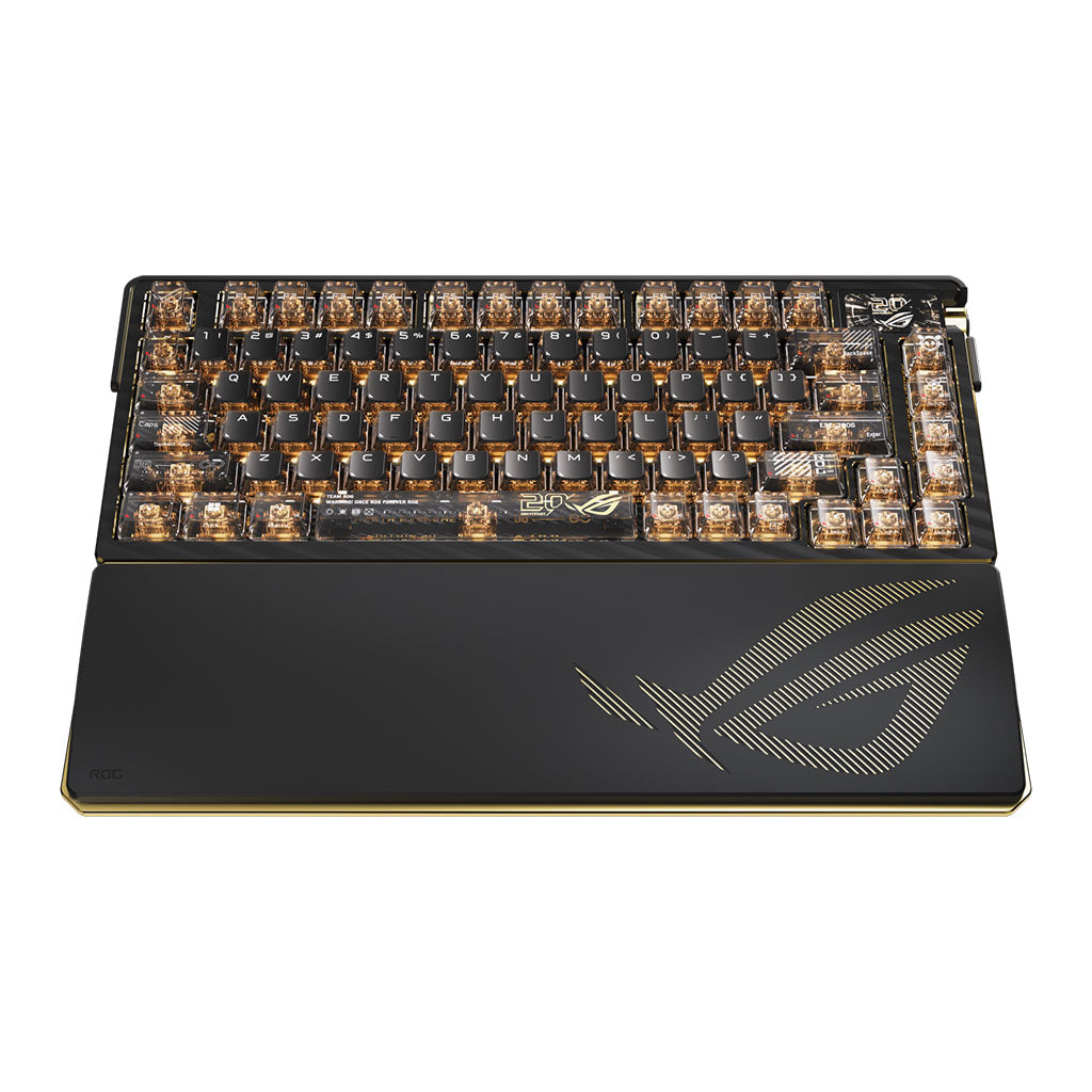 ASUS ROG Azoth Extreme 20th Anniversary Edition Gaming Keyboard - Snow Switch(ROG AZOTH EXTREME EDITION 20 SNOW SWITCH) - 2