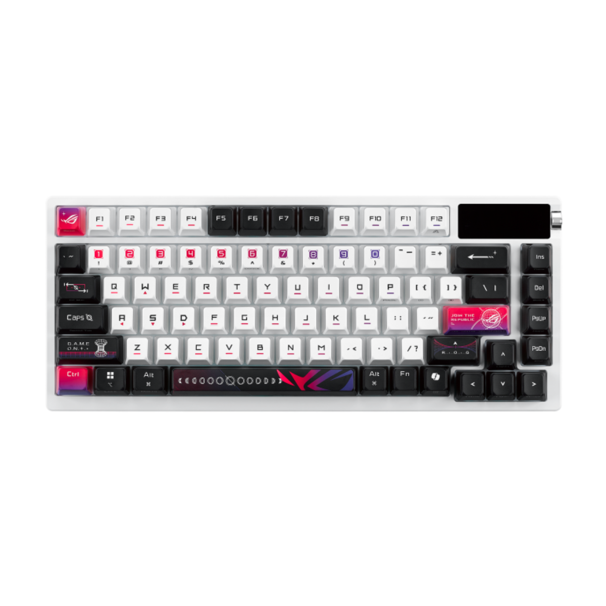 ASUS ROG Azoth X RGB Mechanical Gaming Keyboard - NX Snow V2(ROG AZOTH X SNOW SWITCH) - 4