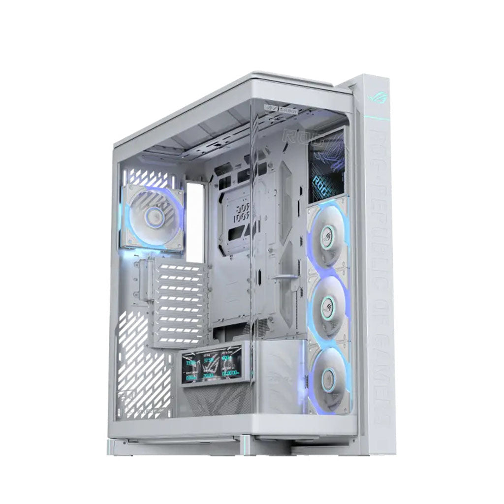 ASUS ROG Cronox ARGB GR801 Curve TG E-ATX Case - White(ROG CRONOX GR801 CURVE TG SCREEN ARGB WHITE) - 3