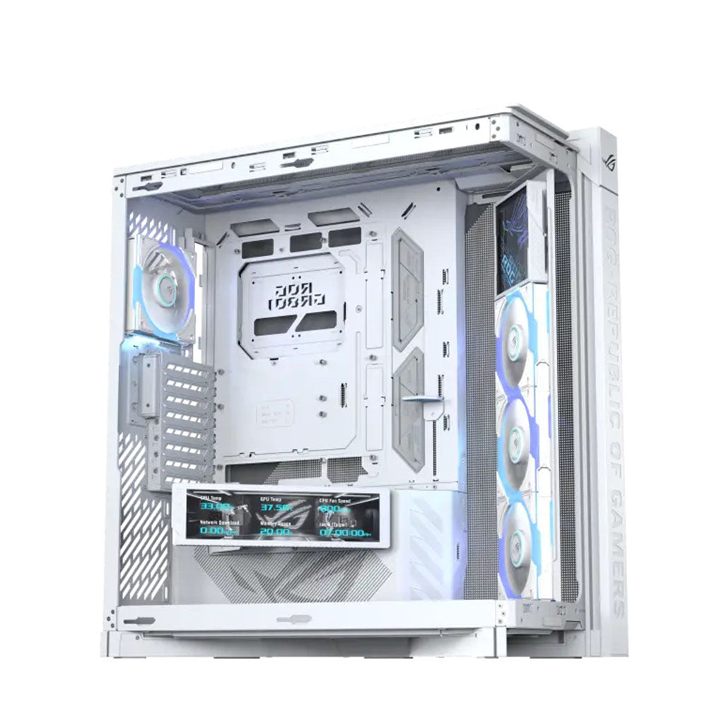 ASUS ROG Cronox ARGB GR801 Curve TG E-ATX Case - White(ROG CRONOX GR801 CURVE TG SCREEN ARGB WHITE) - 5