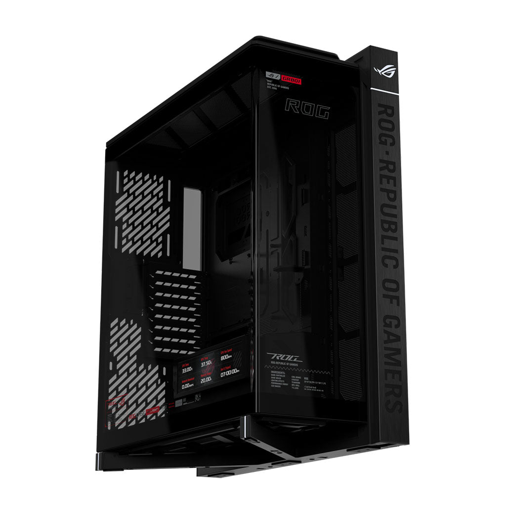 ASUS ROG Cronox GR801 Curve TG E-ATX Case - Black(ROG CRONOX GR801 CURVE TG SCREEN BLACK) - 2