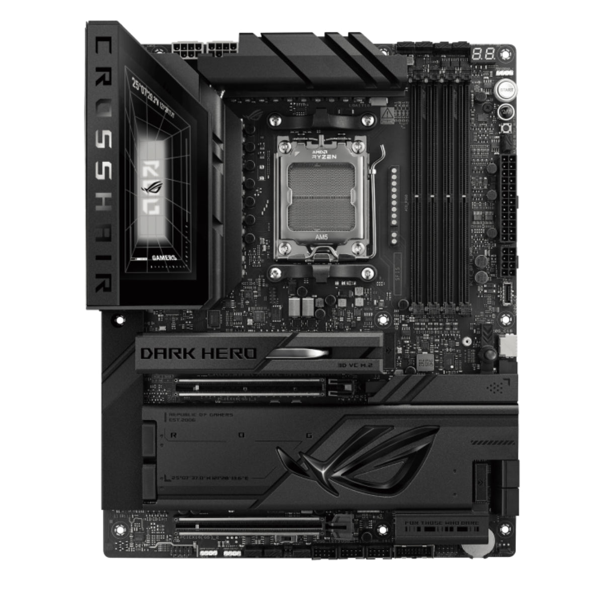 ASUS ROG CROSSHAIR X870E AM5 ATX Motherboard - DARK HERO(ROG CROSSHAIR X870E DARK HERO) - 1