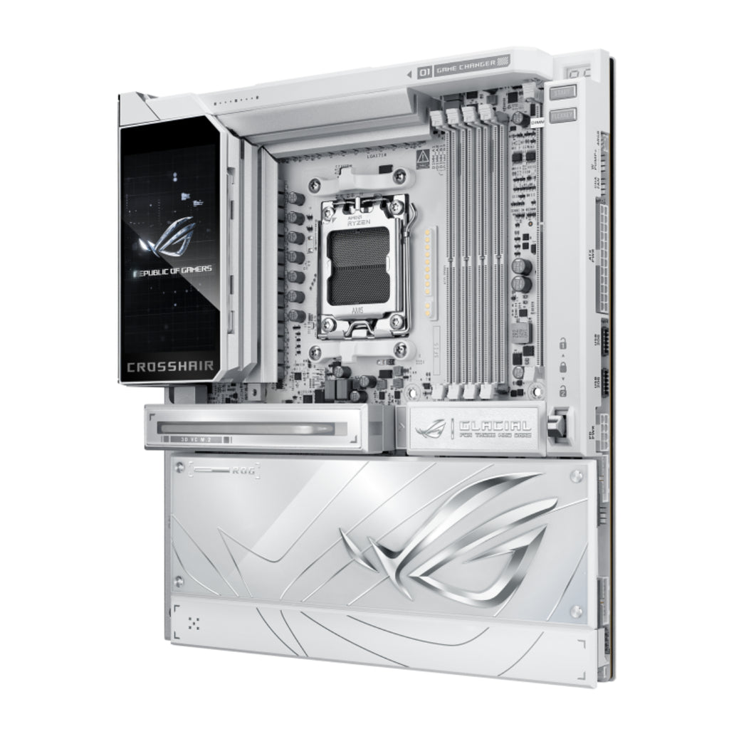 ASUS ROG CROSSHAIR X870E GLACIAL AM5 ATX Motherboard(ROG CROSSHAIR X870E GLACIAL) - 3