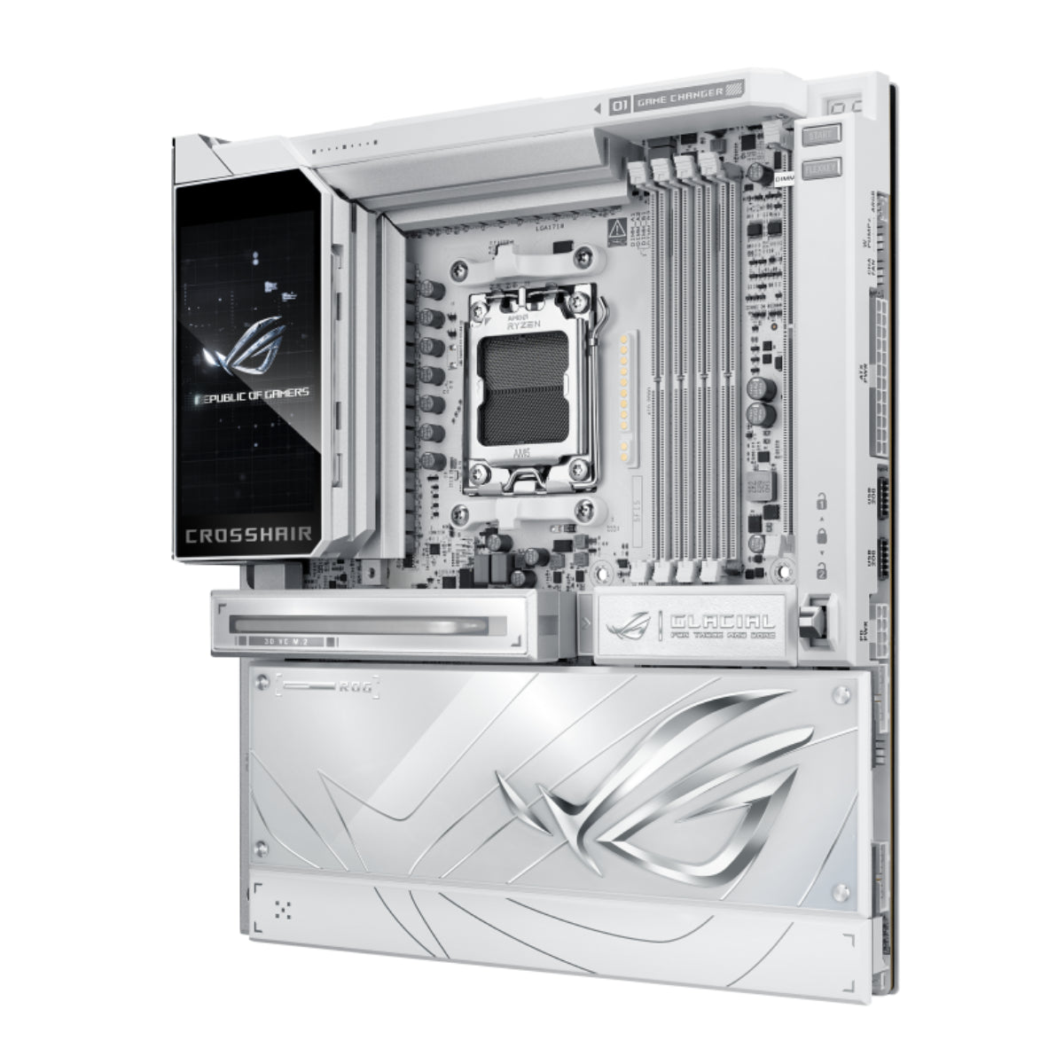 ASUS ROG CROSSHAIR X870E GLACIAL AM5 ATX Motherboard(ROG CROSSHAIR X870E GLACIAL) - 3