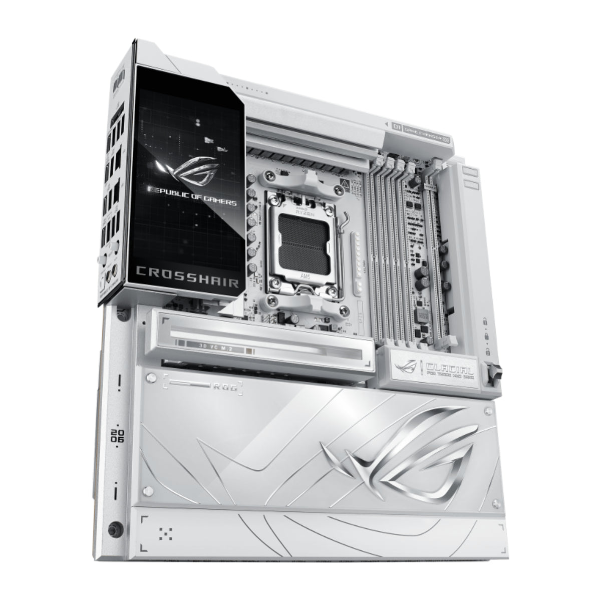 ASUS ROG CROSSHAIR X870E GLACIAL AM5 ATX Motherboard(ROG CROSSHAIR X870E GLACIAL) - 6