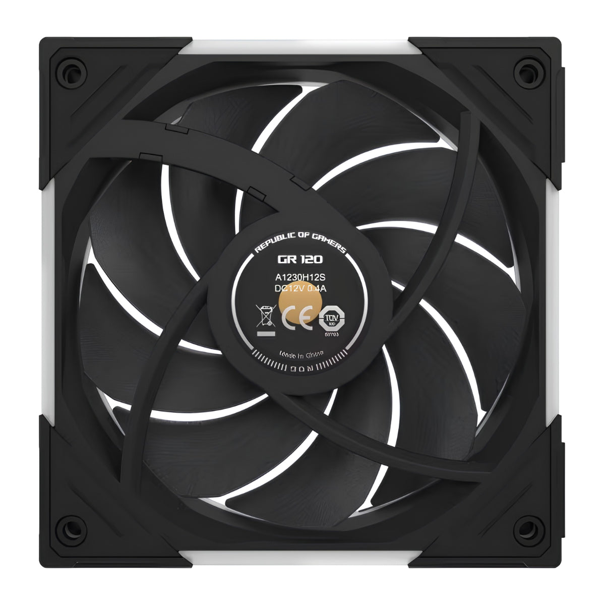 ASUS ROG Eurux GR120 120mm ARGB Black Fan - Single Pack(ROG EURUX GR120 FAN ARGB BLACK) - 2
