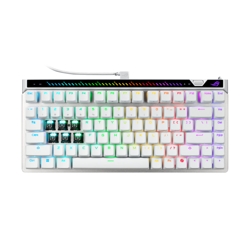 ASUS ROG Falchion Ace 75 HE Gaming Keyboard - White(ROG FALCHION ACE 75 HE WHITE) - 6