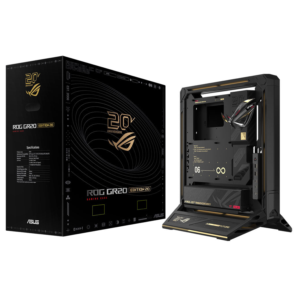 ASUS ROG GR20 Mid-Tower E-ATX Case - Edition 20(ROG GR20 EDITION) - 22