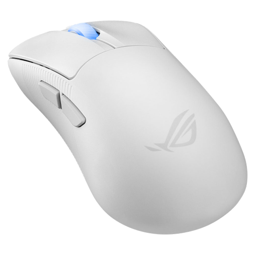ASUS ROG Keris II Ace AimPoint Wireless Optical Gaming Mouse - White(ROG KERIS II WL ACE MOONLIGHT WHITE) - 1