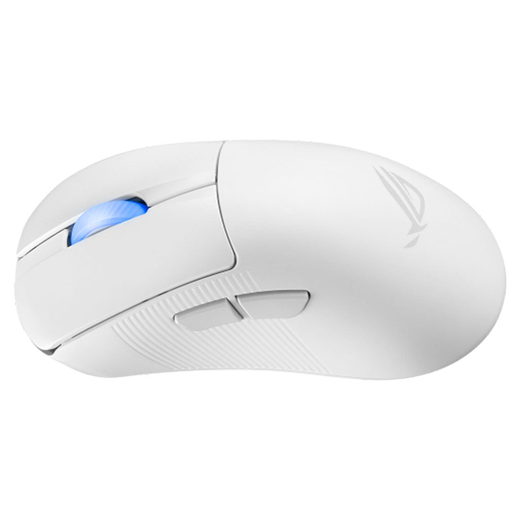 ASUS ROG Keris II Ace AimPoint Wireless Optical Gaming Mouse - White(ROG KERIS II WL ACE MOONLIGHT WHITE) - 4